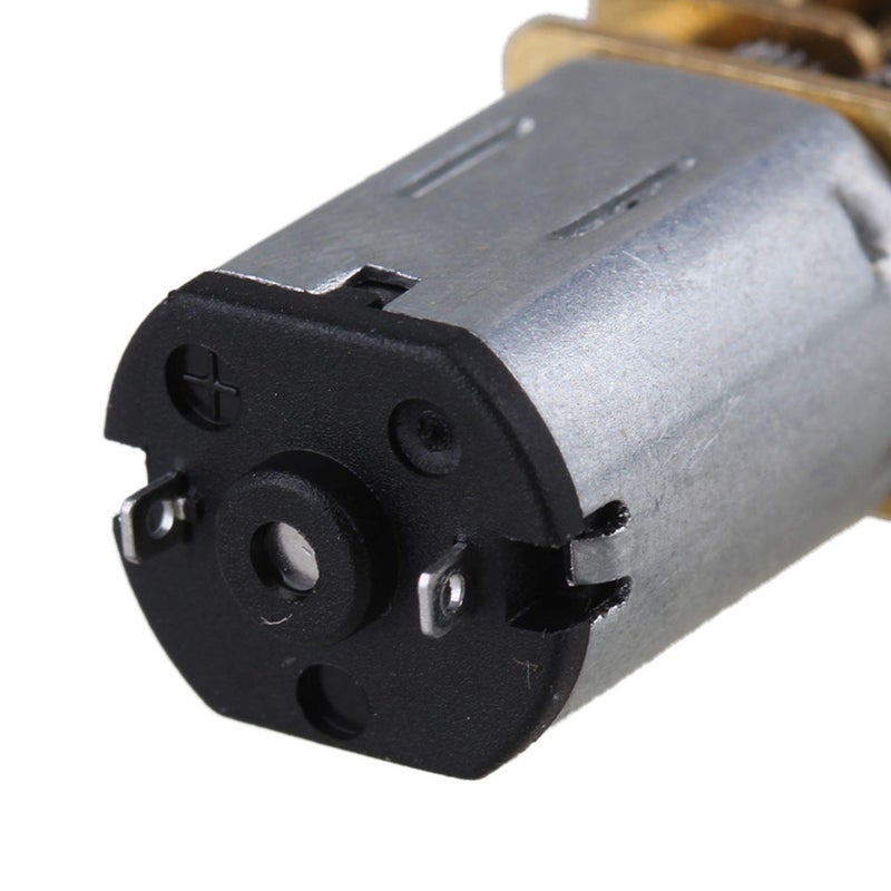 CNBTR 12mm Silver GA12-N20 15RPM Miniature Metal Electric 3V DC Gear Motor Gearwheel with 10mm Output Shaft Set of 5 - Image 4